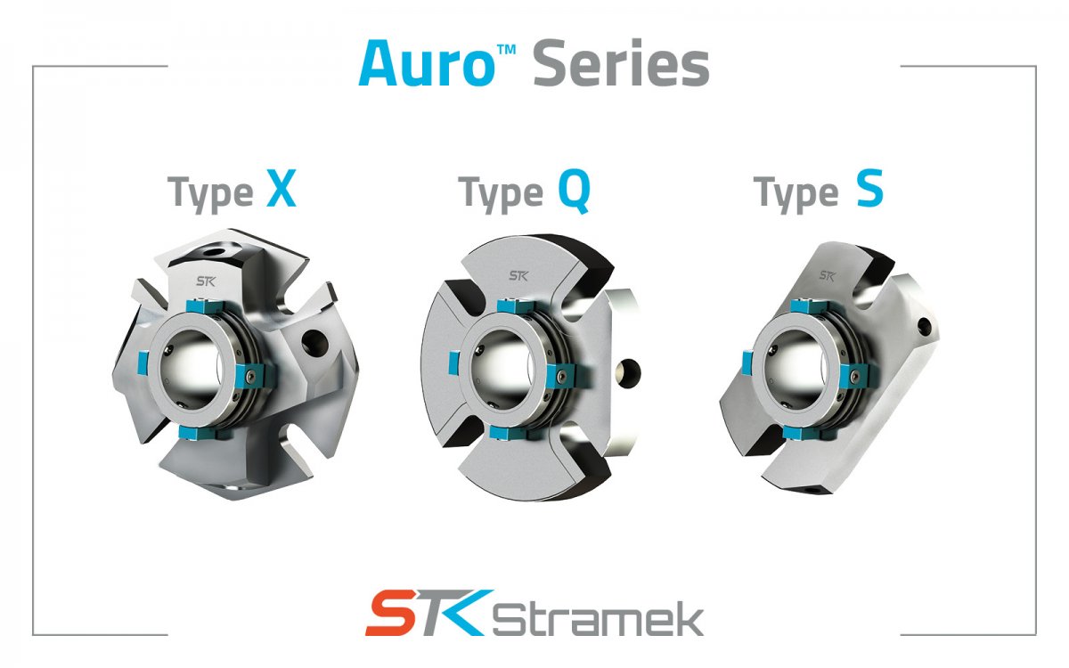 Nuevo lanzamiento  Auro Series - Tipo X,Q,S - Cierres mecánicos de cartucho de Stramek